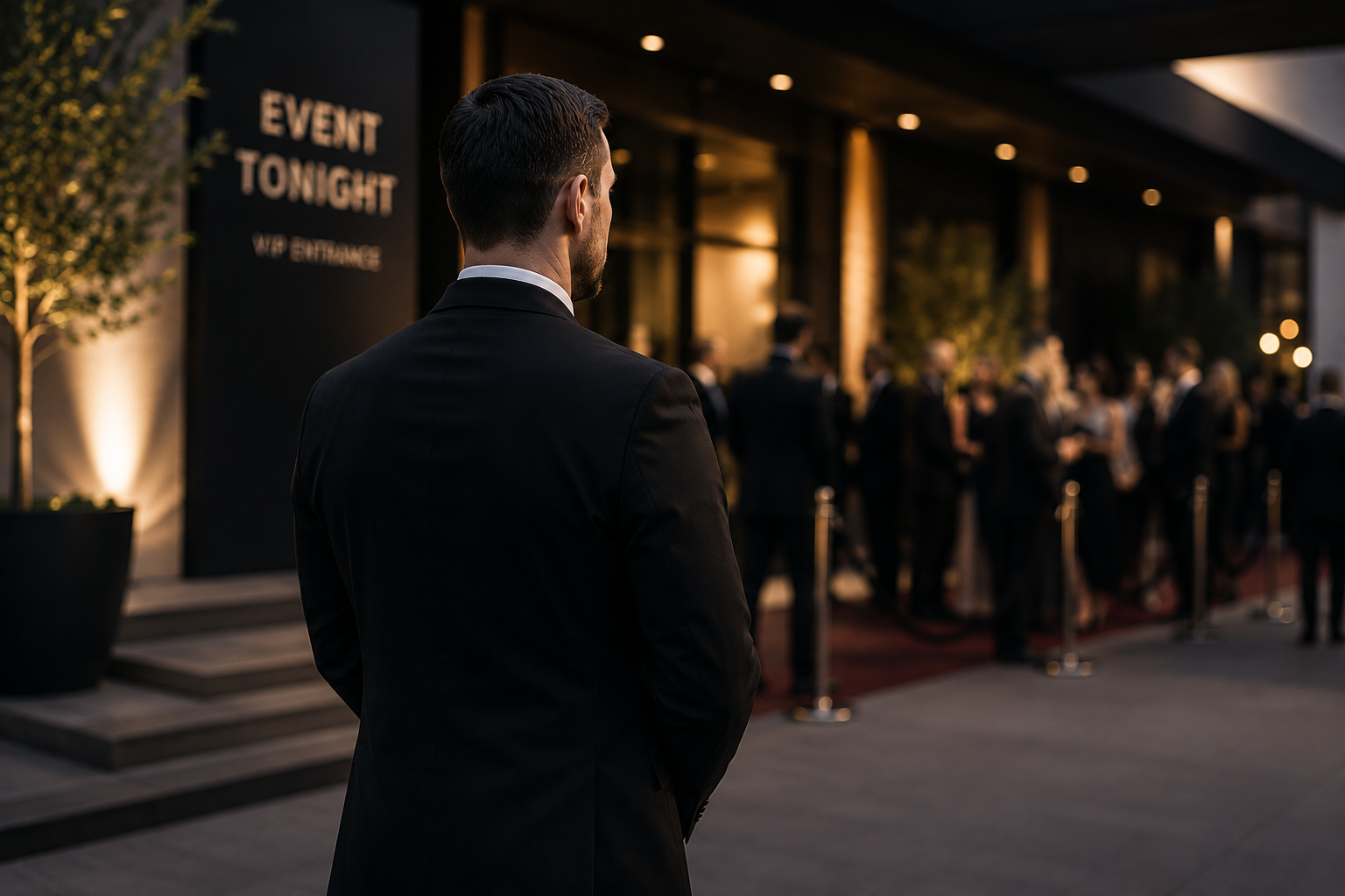 Eventschutz — Schutzkraft am VIP-Eingang